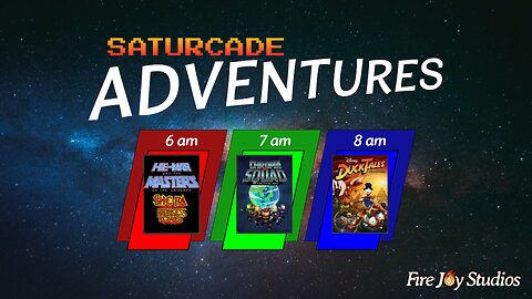 📺🌄 SATURCADE ADVENTURES is back! Saturday Morning Cartoon Feels and Gaming Fun