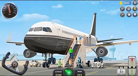 Flight Airplane City Pilot Simulator - Plane Boeing Emergency Landing - Android Gameplay
