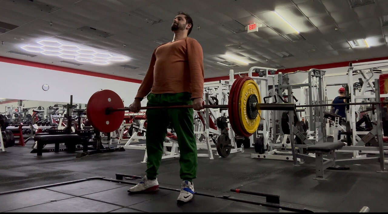 Deadlifts 155KG/341LBs for 5 Reps