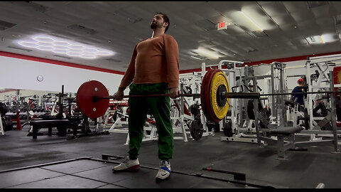 Deadlifts 155KG/341LBs for 5 Reps