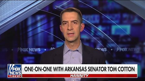Sen Tom Cotton: Trump's Not A Forgive And Forget Kind Of Guy!