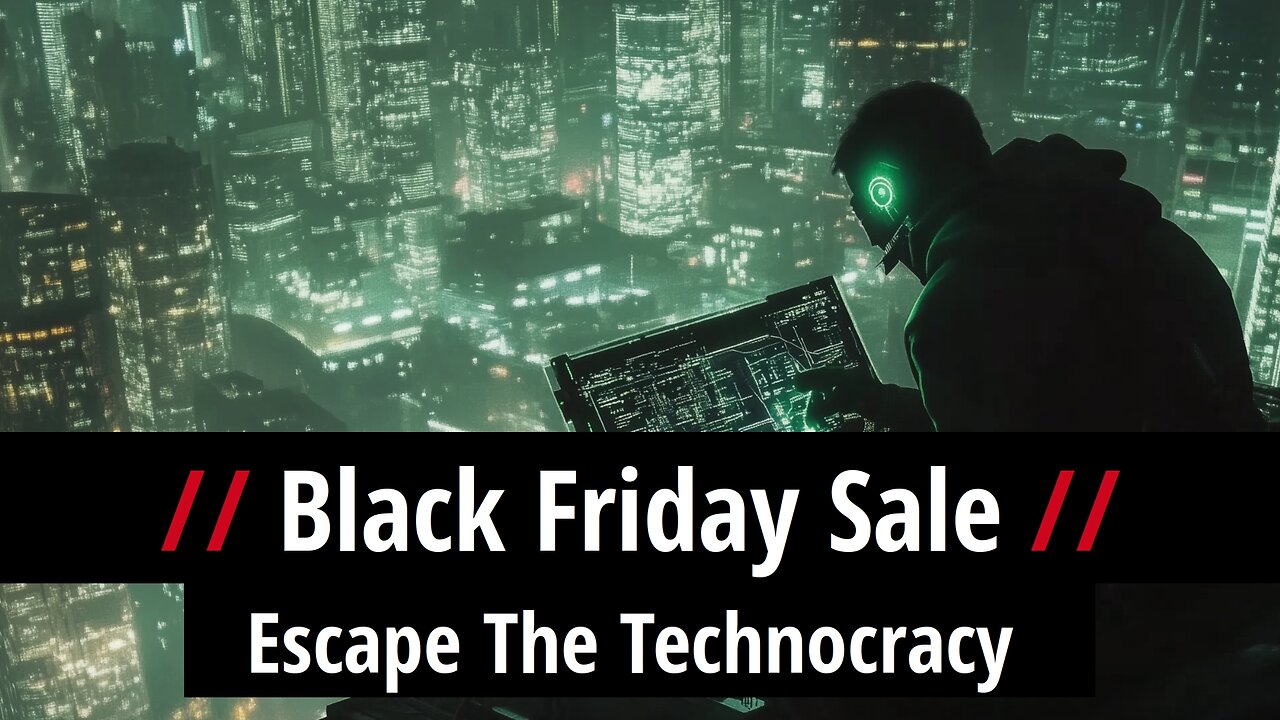 BLACK FRIDAY SALE - Escape The Technocracy