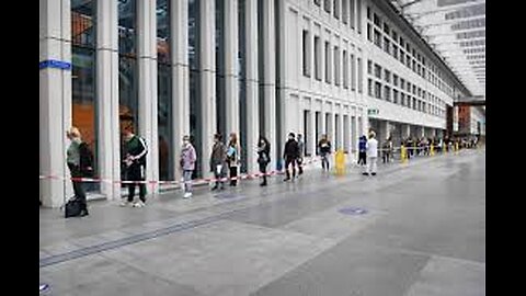 People in the Netherlands are queuing for a Covid Vaccine.