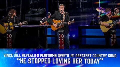 Vince Gill Reveals & Performs Opry’s #1 Greatest Country Song | Opry 100