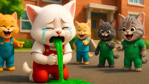 🍕The Pizza Looked Yummy… Until the Kitten Threw Up Everywhere! 🤢💥