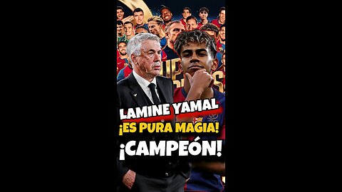 ¡Lamine Yamal es un genio! El FC Barcelona humilló, goleó y paseó al Real Madrid. Barcelona campeón