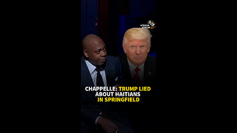 CHAPPELLE: TRUMP LIED ABOUT HAITIANS IN SPRINGFIELD