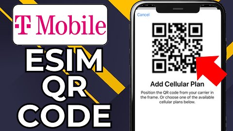 HOW TO GET T-MOBILE ESIM QR CODE