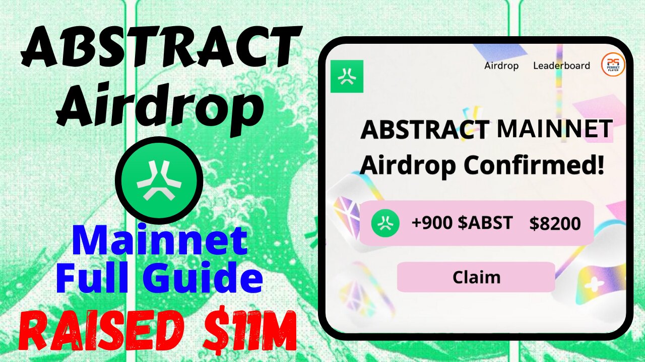 bstract Mainnet Airdrop Full Detailed Guide $20+ Million Funding