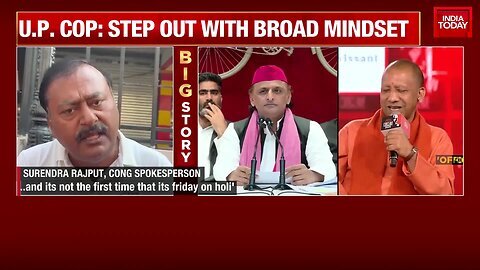 Holi-Namaz Clash_ UP CM Backs Police Official's Remarks on Festival Timing _ India Today