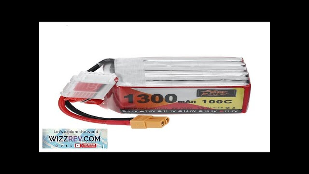 ZOP Power 22.2V 1300mAh 100C 6S LiPo Battery XT60 Plug for Geprc Review