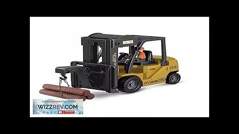 1/24 QH207-1D Forklift Electric RC Car Crane Vehicles Model w/ Sound Review