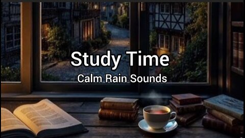 1 Hour Study Timer with Rain Sound | Deep Focus & Calm Study Session