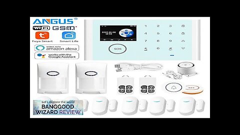 Smart Tuya WiFi Security Alarm System Kit Wireless GSM Burglar Alarm Home Review