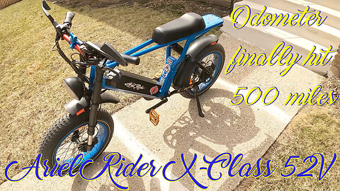 ARIEL RIDER X-CLASS 52V E-BIKE : ODOMETER HIT 500 MILES ON WINDY RIDE ALONG IN CHICAGO | PART 1 OF 2