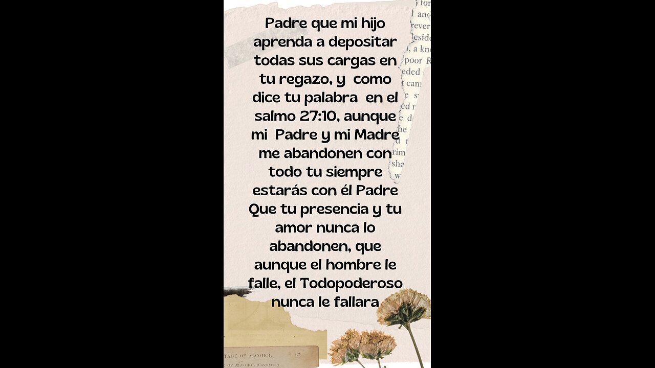 Oración diaria por nuestros hijos 🙏