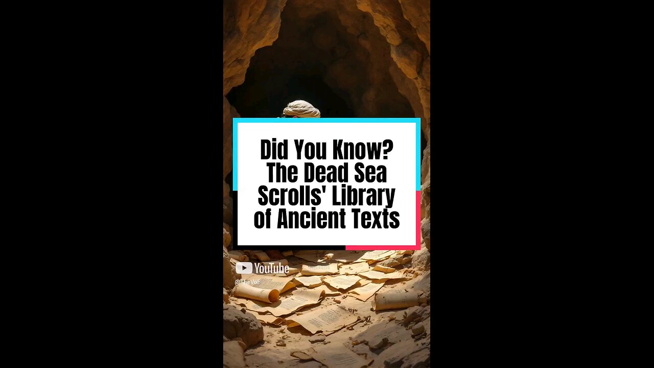 Mind-Blowing Fact: Dead sea Scrolls