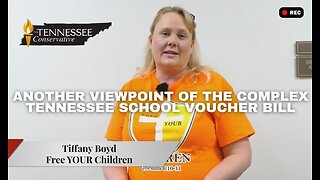 Another Viewpoint of the Complex Tennessee School Voucher Bill - Interview with Tiffany Boyd