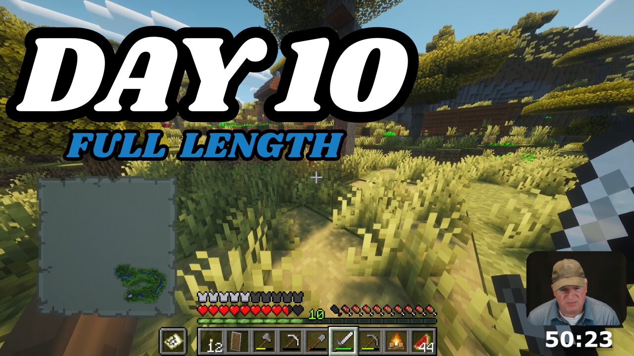 Minecraft Day 10: Building the Bridge of Doom & Recovering My Lost Loot! (Full Uncut Gameplay)
