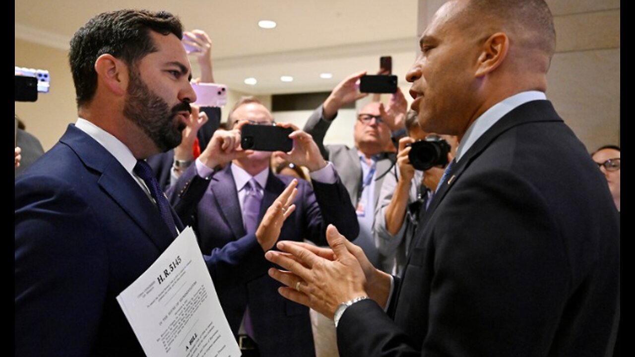 Capitol Hill Showdown. Jeffries Confronts Lawler Amid Shutdown and ObamaCare Dispute