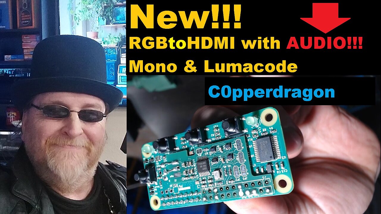 The NEW RGB to HDMI with AUDIO Board is here!!!