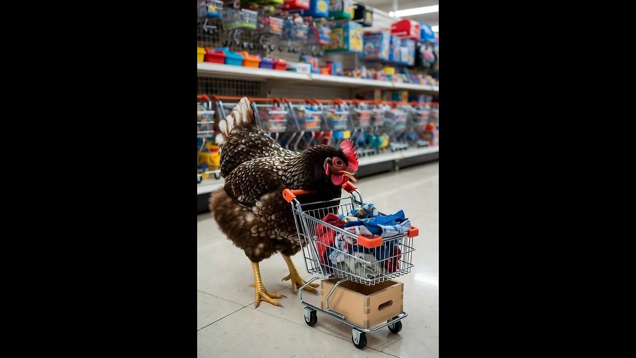 🐔🤩🛍️ Hen Shops Till She Drops!