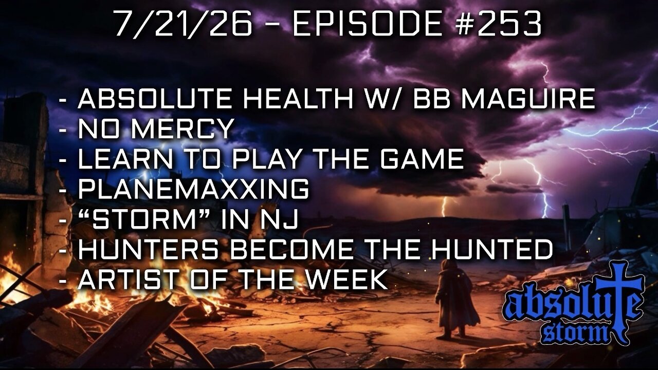 Absolute Storm Ep 253 7/21/26 6pm EDT
