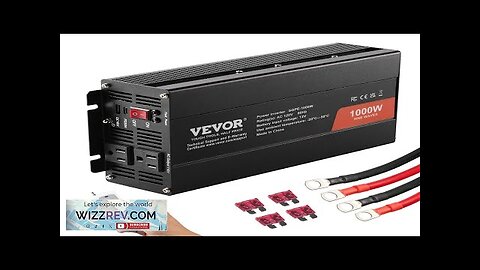 VEVOR Pure Sine Wave Inverter 1000 Watt DC 12V to AC 120V Review