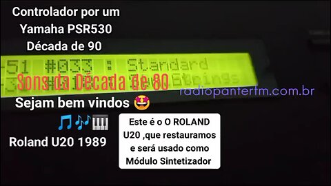 Roland U20 Restauração de Software