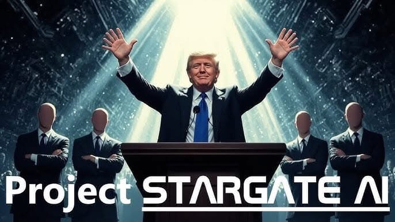 Stargate AI project featuring President Donald Trump