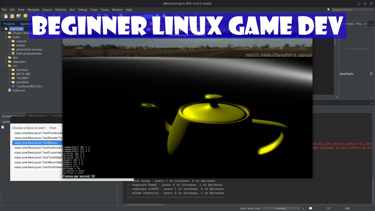 Start Building 3D Games on Linux Today – JMonkeyEngine Full Setup