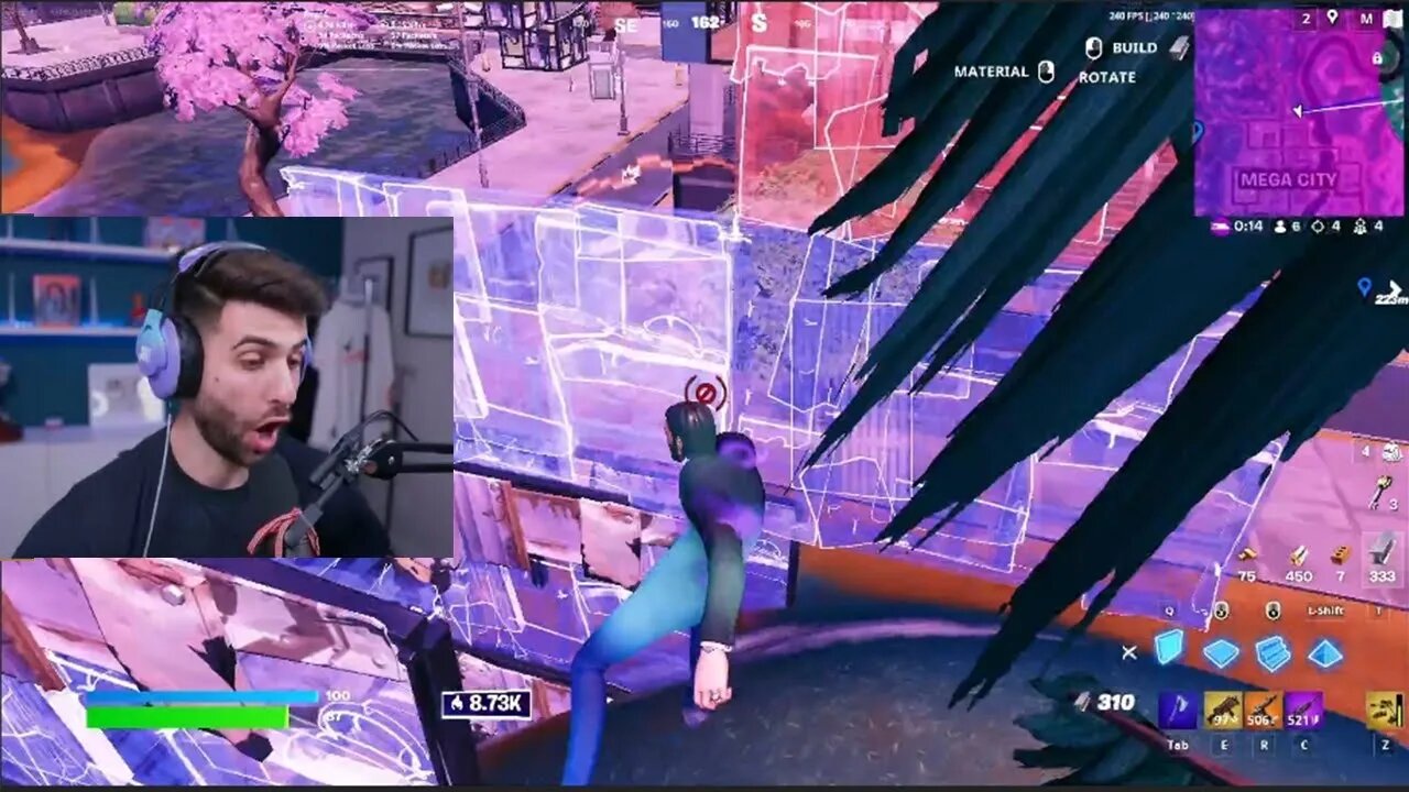 SypherPK Went Into Creative Mode In A Normal Game..
