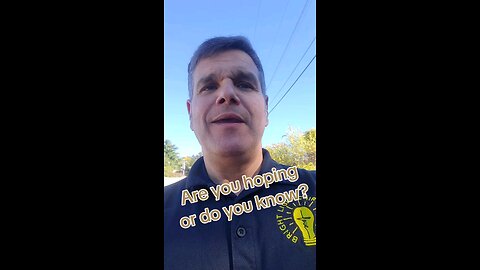 are you hoping or do you know?