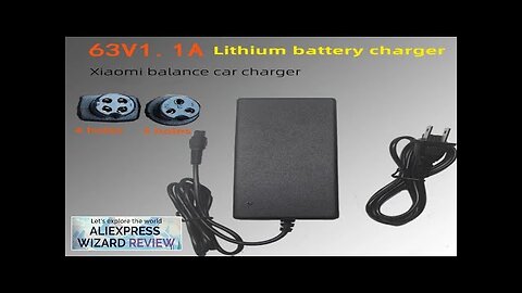 63V 1.1A Battery Charger for XiaoMi ninebot minirobot Xiaomi Balance Car Scooter Review