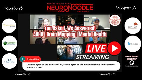 NeuroNoodle Neurofeedback Podcast Q&A Live: Brain Mapping, ADHD, and Mental Health Explained