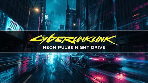 Cyberpunk City Soundscapes - Neon Pulse Night Drive