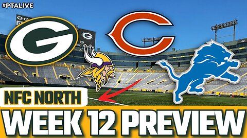 NFC North Week 12 PREVIEW! NFL BREAKDOWN!