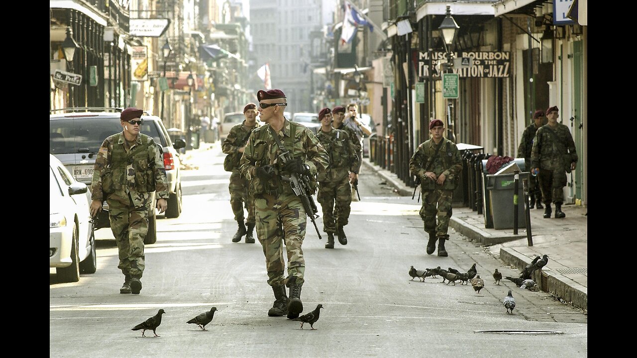 Troops on the Street and the LIE that will drop the digital ID in AMERICA!