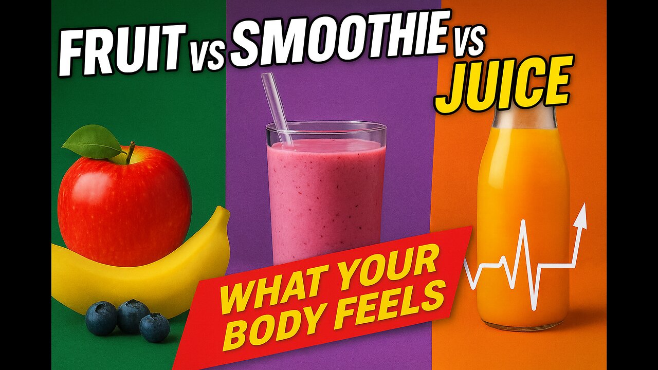 Smoothies vs Whole Fruit: How Your Body Reacts Differently