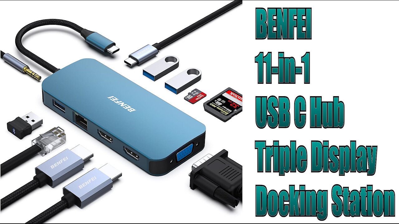 BENFEI USB-C 11-in-1 Docking Station
