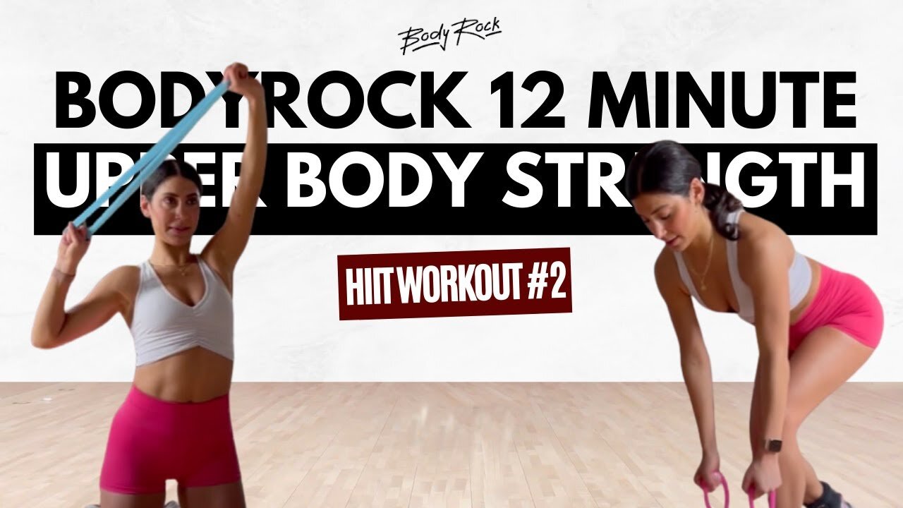 Transform Your Upper Body in Just 12 Minutes! 💪 | BodyRock HIIT Workout for Strength