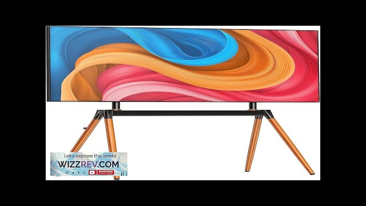 Easel TV Stand for 32-86 inch LCD LED Flat Curved TVs Review