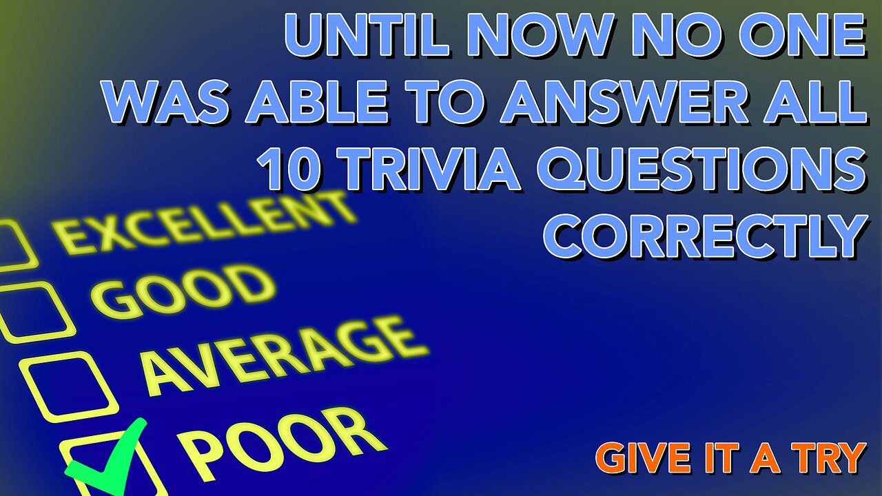 General Knowledge Quiz