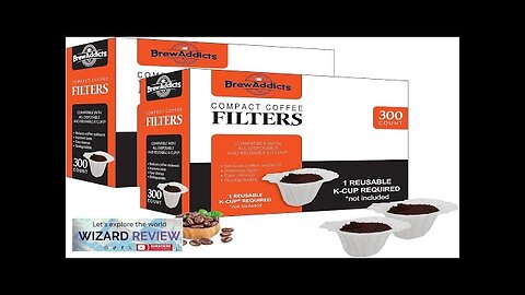 100 Paper Coffee Single-Use Filters for Keurig K-Cup 1.0 & 2.0 Review