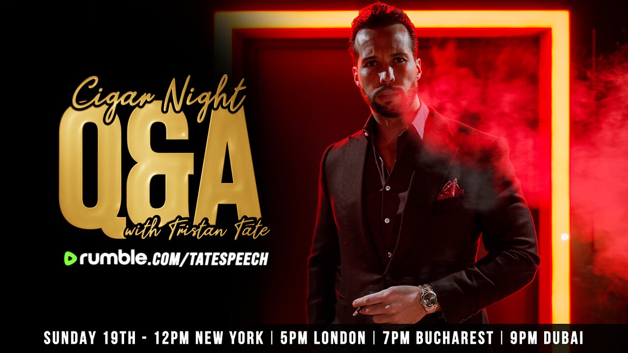 CIGAR NIGHT Q&A WITH TRISTAN TATE | EP.16