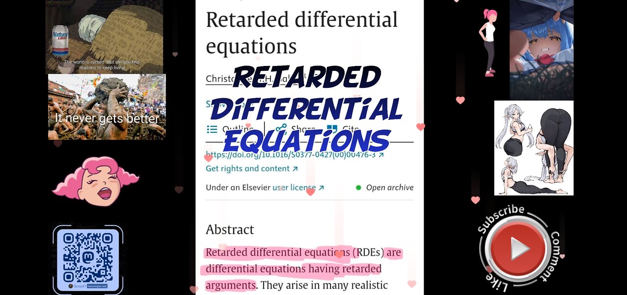 Retarded differential equations