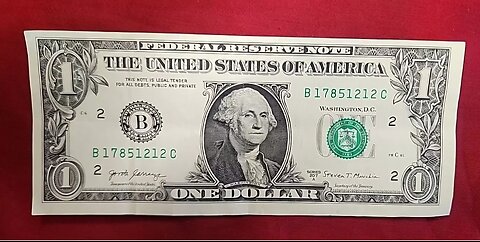 Special birthday/anniversary dollar notes