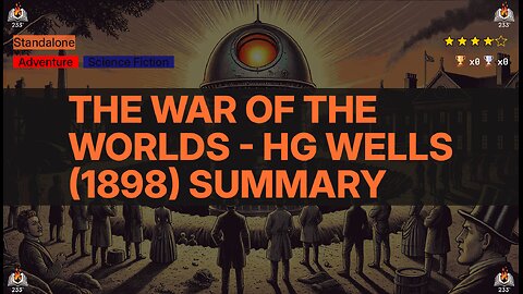 The War of the Worlds - HG Wells (1898) Summary