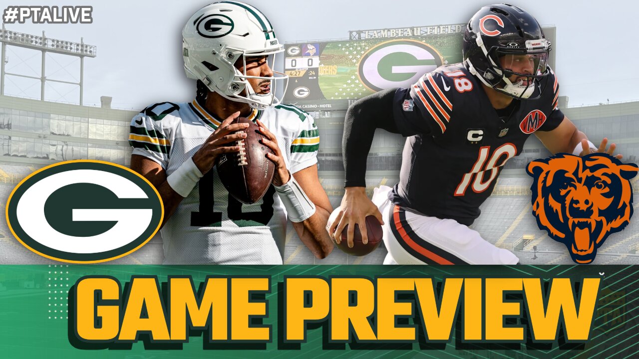 NFC NORTH WAR! Packers vs Bears Sunday Showdown FULL Preview! 🏈