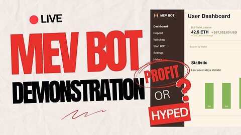 MEV BOT Live - How MEV BOT Work